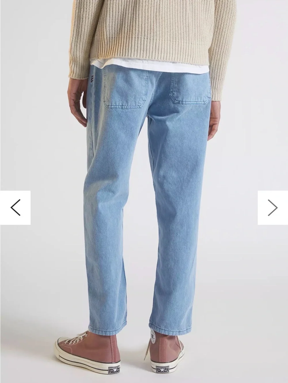 Men’s BDG Chalky Blue Bow Fit Jeans | size 31/32